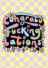 Cute Congratulations Card - Dopamine Check created by Katie Ruby Illustration