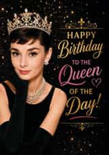 Glamorous Birthday Queen Face Swap Card created by Iryna.Nimmo.Art