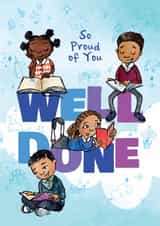 Cute Well Done Card for Kids | School, Exams & Achievements created by @NyhaCards by Naomi C Robinson