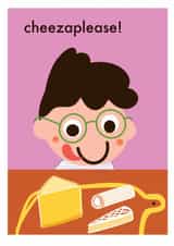 Cheese lovers greetings card for those people who just love fromage! 
Dot Rogers created by dorothea rogers