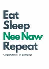 Funny Congratulations Card - Qualified Paramedic created by Silva + Stars 