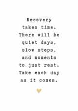 Sentimental Get Well Soon Card, Recovery Card For Her created by @Hurray Haus