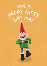 Cute Birthday Card - Happy Nifty Birthday - Wallace And Gromit - Norbot created by Wallace & Gromit