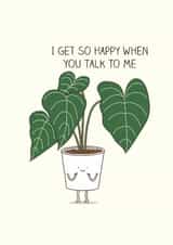 A Little Cute Plant card for Someone Special created by Milkyprint