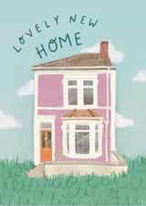 Cute Wes Anderson-style New Home Card - Lovely New Home Card for Friends created by Nicola Scott
