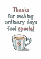 Thanks anniversary card - ordinary days - special created by Giddy Kipper