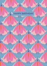 Arty Retro Fuschia Birthday Card created by Taya Cosgrove