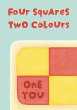 Battenberg Cake Pun Card – Funny Romantic Love & Anniversary Card created by Goody Layers Cards