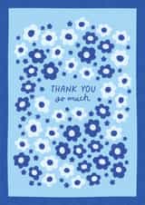 Thank You So Much | Floral Thank You Card created by Jess Shah
