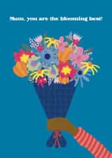 Classic Mother's Day Card - Blooming Best - Flowers created by Natalie  Turnbull 