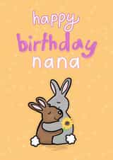 Cute nana birthday card created by Palette&Petal 