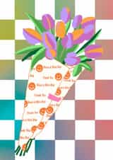Arty Just Because Card - Tulip Flowers created by marthamade