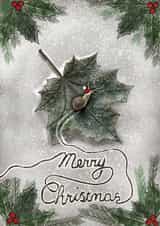 Cute Woodland Snail Card - Merry Christmas created by The Warren Creations