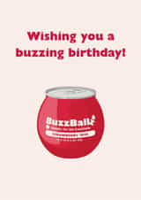 Funny Birthday Card - Strawberry Buzzballz created by ByAM