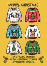 Christmas Jumpers Christmas Card created by Lyndsay Moon