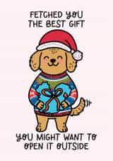 Happy Christmas From the Dog Card created by Lyndsay Moon
