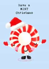 Cute Funny Christmas Card - Mint - have a MINT Christmas created by Bexy Boo