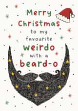 Merry Christmas to my Favourite Weirdo with a Beard-o created by The Merry Giraffe