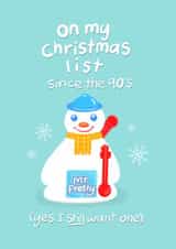 Mr Frosty Christmas card created by Palette&Petal 