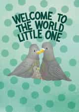 New Baby Pigeon Card- Welcome to the World Little One created by Pixiecraft