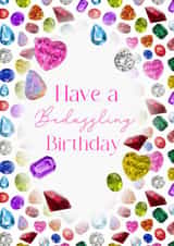 Cute Bedazzled Birthday Card created by Dolly’s Originals