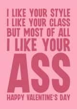 Rude Valentine's Card for Wife / Girlfriend created by Blind Faith