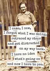Funny Birthday/Just Because Card - For Her - Forgetful, Distracted & Getting Older created by Raven's Rest Studio