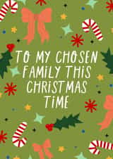 Chosen family at Christmas — loving for your friends you have made your family created by KATIE S