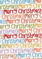 Fun and joyful Merry Christmas card, perfect to send cheer through the post! created by KATIE S