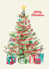 Classic Christmas Card - Tree created by Crumble and Core