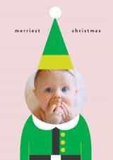Personalised Christmas Photo Card created by lori wemple - Elf holiday photo card