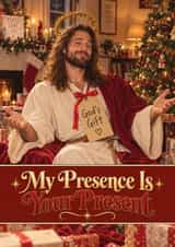 God's Gift Funny Christmas Card created by Aussie Studios
