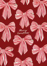 Classic Christmas Card - Bows created by Feel Good Supplies
