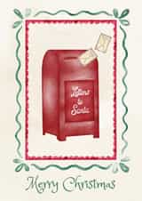 Classic Christmas Card - Letters To Santa - Postbox created by Feel Good Supplies
