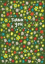Pretty Thank You Card - Ditsy Florals created by Emma Enticknap