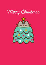 Cute Christmas Card - Pusheen - Tree created by Hype Cards