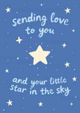 Classic Sympathy Card - Miscarriage - Sending Love To You created by Miscarriage UK