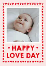 Personalised Valentines Day Photo Card created by Jennifer Lew - Classic Valentine's Day Card - Happy Love Day