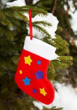 stocking star Christmas Card 22016 created by Image Source