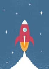 rocket space Card 1005 created by Alessandra Giorcelli