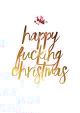 fucking Typography Christmas Card 22595 created by Colonel I. P. Knightly