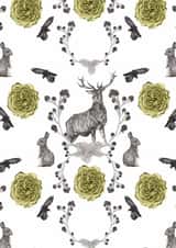 stag bunny Thinking of you Card 22666 created by Deborah Ballinger