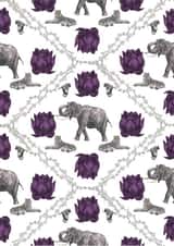 elephant tiger Thinking of you Card 22667 created by Deborah Ballinger