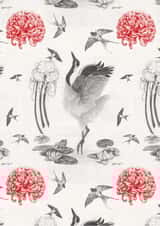 japanese crane Card 22668 created by Deborah Ballinger
