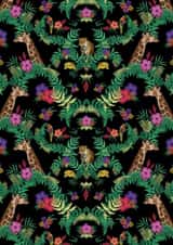 jungle tiger Thinking of you Card 22671 created by Deborah Ballinger