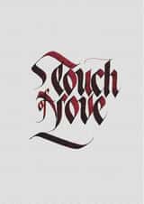 Love Calligraphy Card 22467 created by Sachinspiration