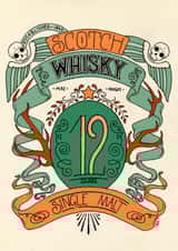whisky label Card 22843 created by Elia Sánchez Martín