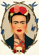 frida kahlo Card 22847 created by Elia Sánchez Martín