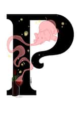 P typography Card 22855 created by Elia Sánchez Martín