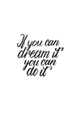 dream Quotes Good Luck Card 1206 created by Vitória Neves